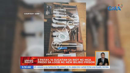 3 patay, 14 sugatan sa riot ng mga preso sa loob ng New Bilibid Prison | UB
