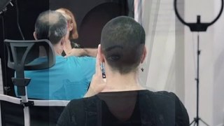 Extreme Buzz Cut for Women - female headshave buzzcut - very short buzzed pixie haircut