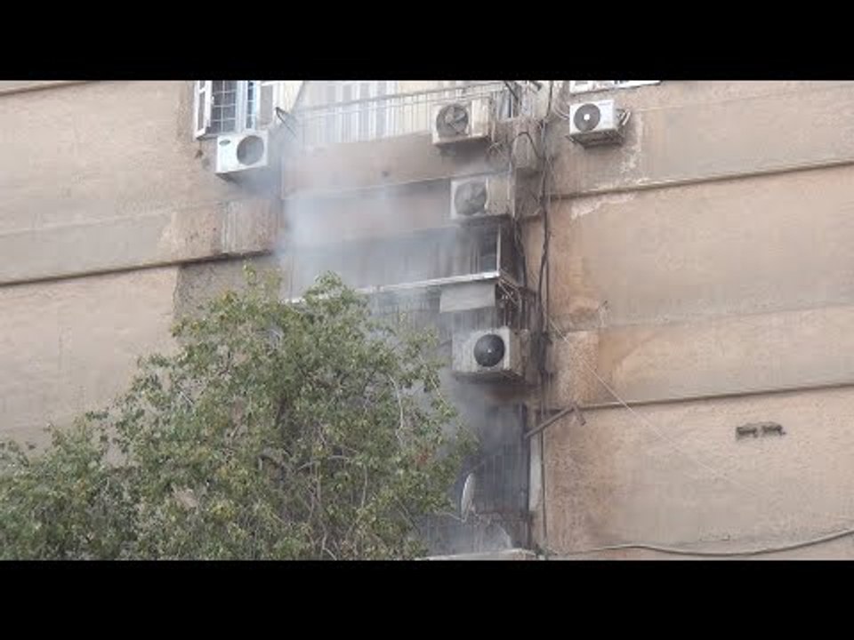 الحماية المدنية تحاول السيطرة على حريق بشقة سكنية في الدقي