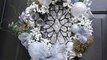 Leaded Glass Crystal Christmas Door Wreath - Dollar Tree DIY