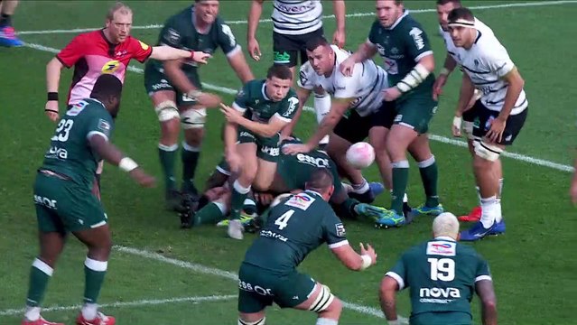 TOP 14 - Essai de Jale VATUBUA (SP) - Section Paloise - CA Brive - J14 - Saison 2021/2022