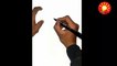 Easy Drawing step by step, simple drawing tutorial video