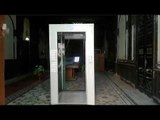 تركيب أول بوابة تعقيم ذاتية في مدخل وزارة الأوقاف