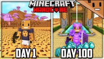 I Survived 100 Days in a COOKIE Only World in Hardcore Minecraft... Here's What Happened