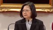 Taiwan leader’s new year speech criticises Hong Kong press crackdown, mainland military incursions