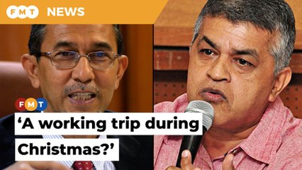 Why the need for a work trip to Europe during Christmas, Zunar asks Rashid