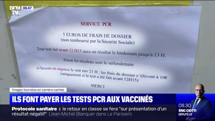 Des professionnels de santé facturent illégalement des tests PCR aux personnes vaccinées