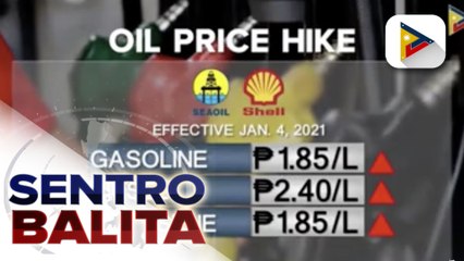 P1-P2 na taas-presyo sa mga produktong petrolyo, ipatutupad bukas
