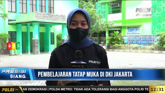 Live Report Munzi Aulia - Pembelajaran Tatap Muka di DKI Jakarta