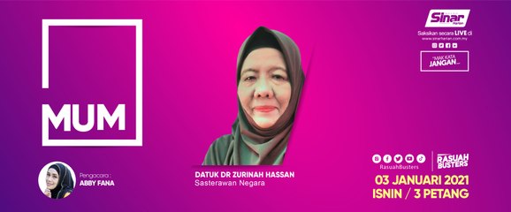 [LIVE] MUM: Sasterawan Negara Wanita Pertama
