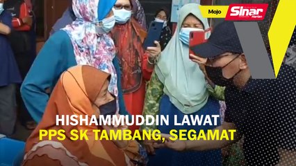 Hishammuddin lawat PPS SK Tambang, Segamat