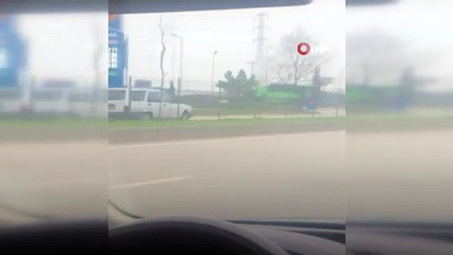Bursa'da ters şeritten ölüme böyle meydan okudu