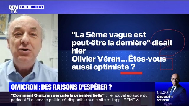 Covid-19: le membre du conseil scientifique Bruno Lina estime qu on est encore dans un processus évolutif du virus