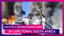 South Africa: Massive Fire On Parliament Building's Campus In Cape Town