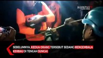 Detik-detik Evakuasi Dua Warga Terjebak Banjir Lahar Semeru