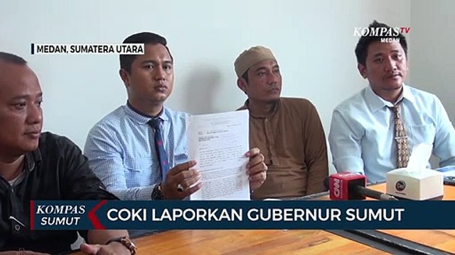 Coki Laporkan Gubernur Sumatera Utara Edy Rahmayadi