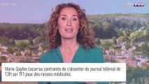 Marie-Sophie Lacarrau absente du 13H de TF1 : un 