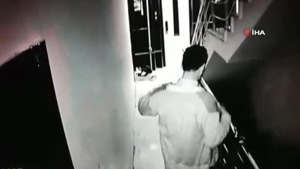 Pes dedirten bisiklet hırsızlığı kamerada