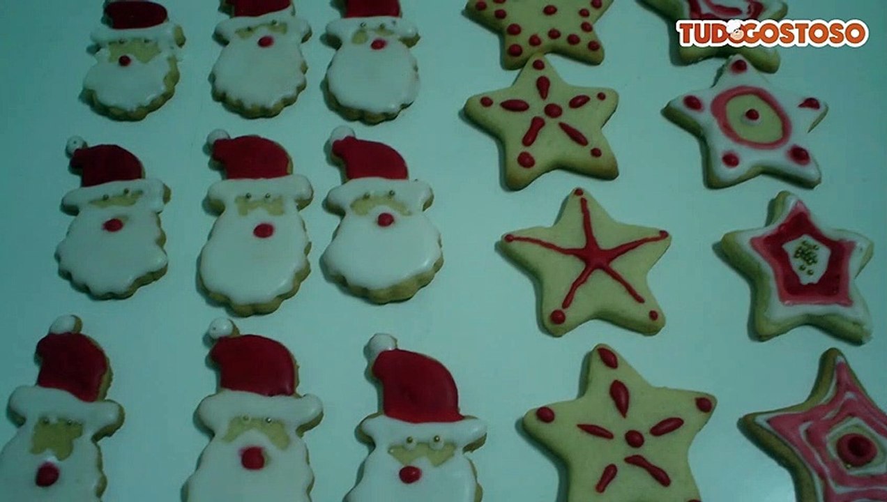 Biscoitos Decorados para o Natal