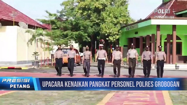 81 Personel Polres Grobogan Yang Mendapat Kenaikan Pangkat Setingkat Lebih Tinggi