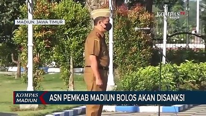 ASN Pemkab Madiun Bolos Akan Disanksi