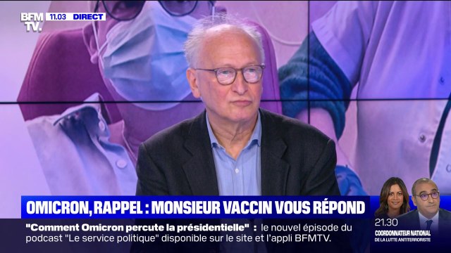 Dose de rappel: le professeur Alain Fischer assure qu'atteindre les 25 millions d'injections en cinq semaines est un objectif primordial