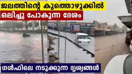 കുവൈറ്റിലും ബഹ്‌റൈനിലും പെരുമഴയും വെള്ളപ്പൊക്കവും..ദൃശ്യങ്ങൾ | Oneindia Malayalam