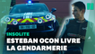 L'Alpine 110 de la gendarmerie a fait le bonheur d'Esteban Ocon