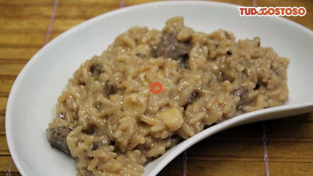 Risoto de filé mignon