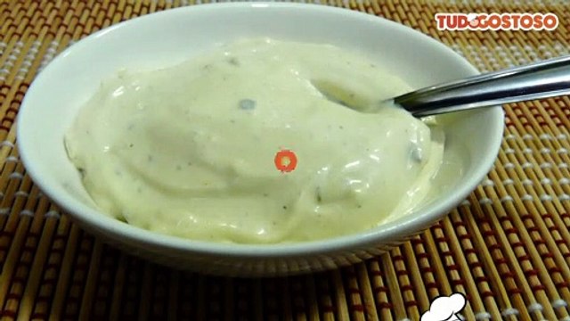 Maionese temperada de lanchonete