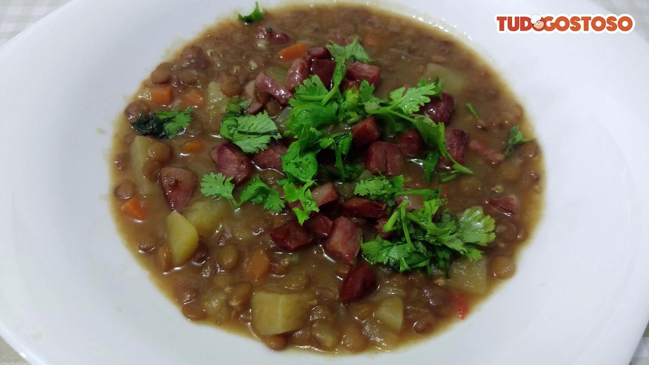 Sopa de lentilha