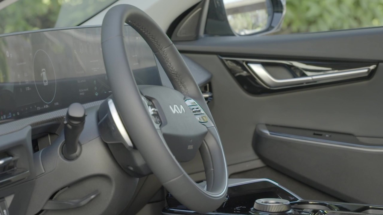Der neue Kia EV6 - Modernes, stilvolles Interieur - Großzügig, luxuriös und leise