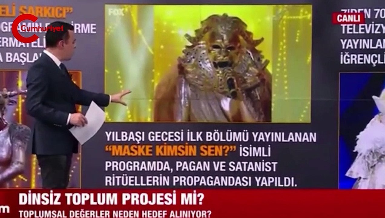 A Haber'de 'Maske Kimsin Sen' programı böyle hedef alındı: 'Yahudi asıllı Rothschild ailesi...'