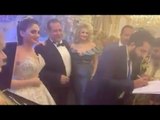 بعروس لبنانية وشبكة ألماظ .. صبري نخنوخ يتحدى كورونا بحفل زفاف مزدحم