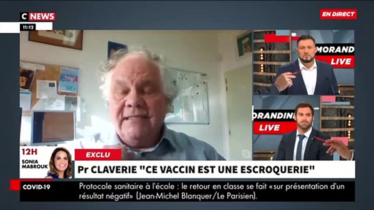 Vives tensions en direct dans "Morandini Live" à propos de la vaccination: "Mais répondez bordel !