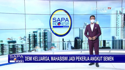 Jadi Kuli Angkut Semen, Kisah Perjuangan Seorang Mahasiswi Membantu Ekonomi Keluarga