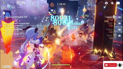 Ganyu C0 build DPS tan chảy giá rẻ + không Vũ Khí trấn - ngày cuối la hoàn tầng 12 ver2.3 #genshin