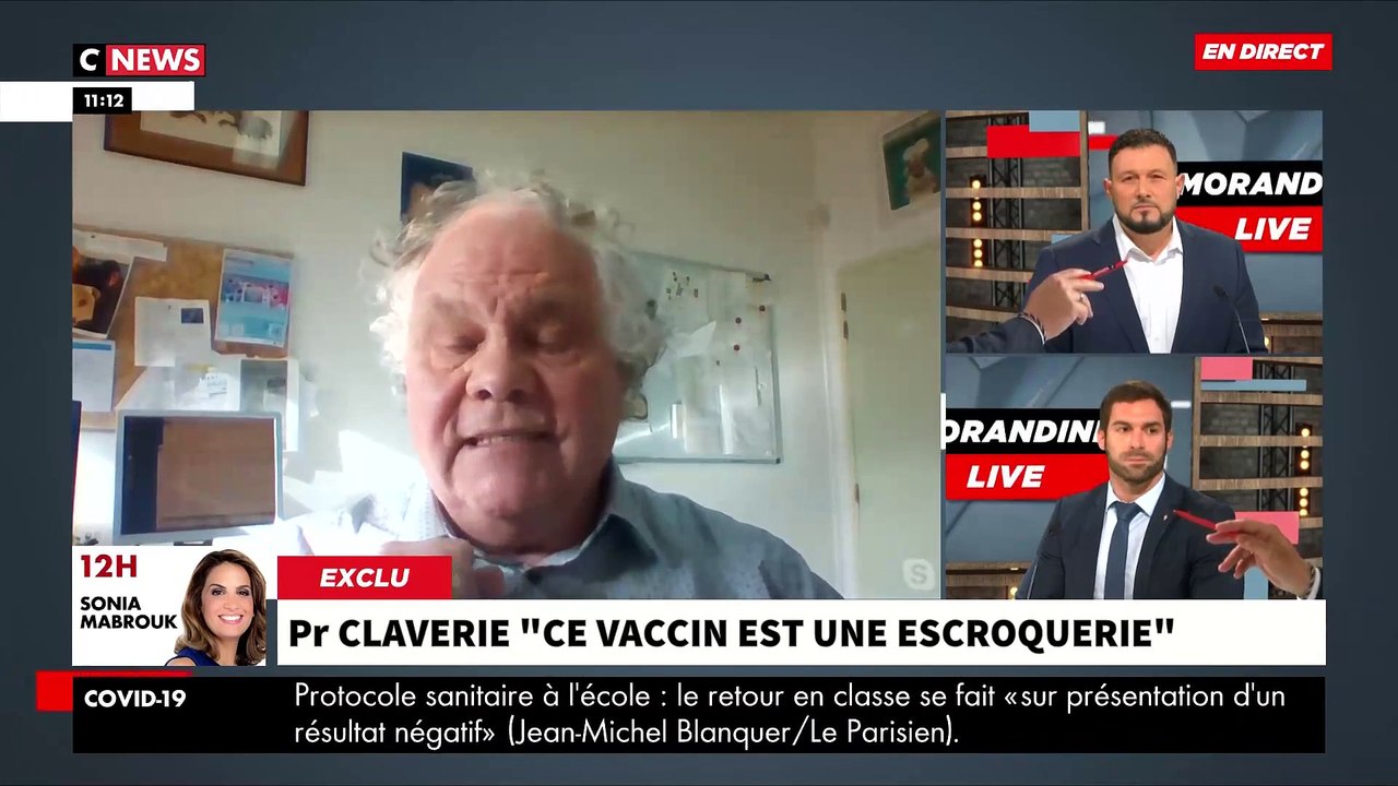 Vives tensions en direct dans "Morandini Live" à propos de la vaccination: "Mais répondez bordel ! Vous êtes un complotiste, c’est insupportable" - VIDEO