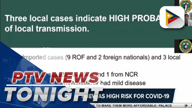 PH classified anew as high risk for COVID-19 | via Mark Fetalco