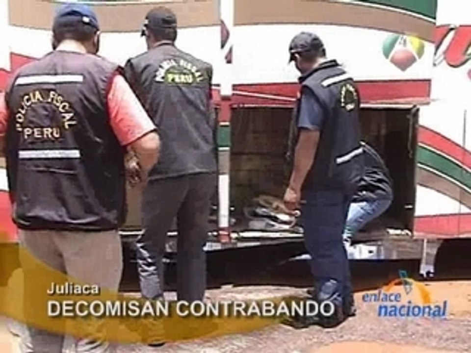 DECOMISAN CONTRABANDO - JULIACA