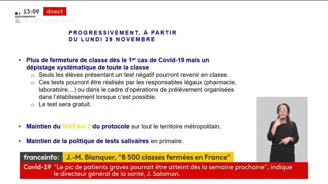 Crise sanitaire : quelles nouvelles règles à l'école pour lutter contre la cinquième vague ?