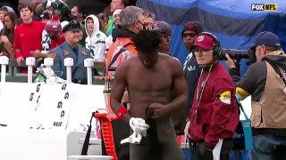 Antonio Brown Leaves Game vs. Jets (Full Broadcast Sequence)