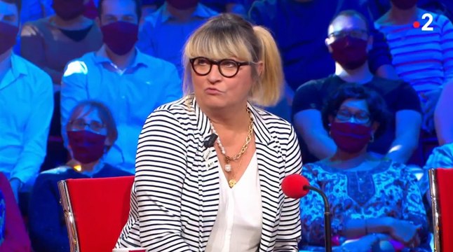 Christine Bravo et Bruno Guillon en compétition dans Les grosses têtes