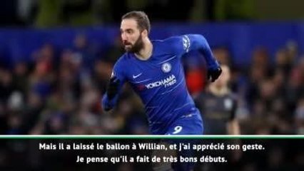 Chelsea - Sarri : "Higuaín peut tout donner pour ses coéquipiers"