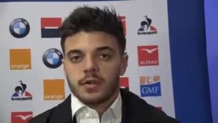 XV de France - Ntamack sur sa première : "Ça cogne fort, ça va plus vite"