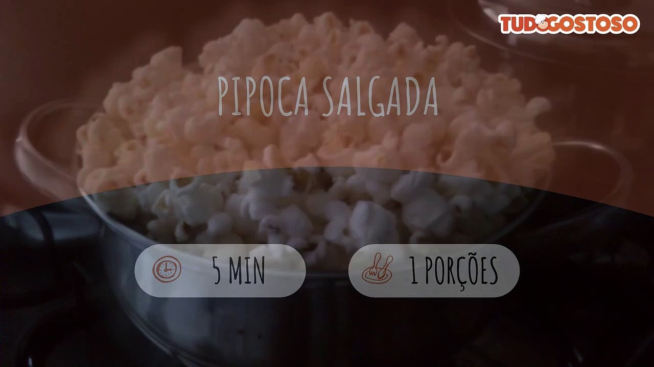 Pipoca salgada
