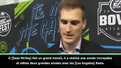 Superbowl LIII - Cousins : "McVay est un super entraîneur et une grande personne"