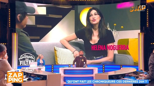 Héléna Noguerra tacle TPMP dans L'interview sans filtre, les chroniqueurs du talk-show réagissent