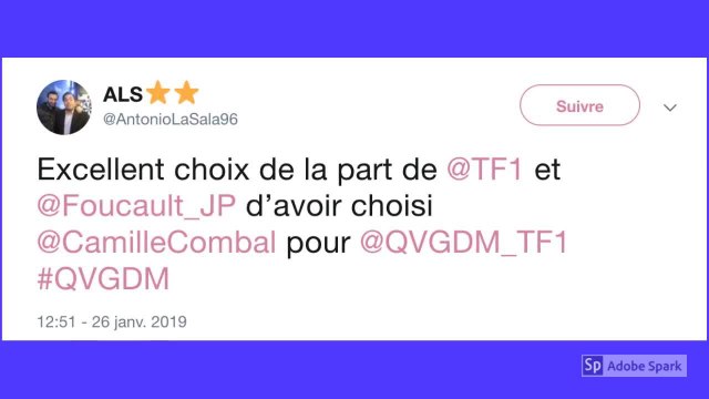 TEL - Qui veut gagner des millions ? : Camille Combal fait l'unanimité pour sa première (REVUE DE TWEETS)