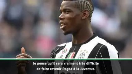Transferts - Allegri : "Très difficile de faire revenir Pogba à la Juve"